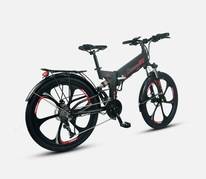 Nueva Bicicleta Eléctrica Plegable RANDRIDE de 750W, Fibra de Carbono, 700c, 17AH, 8 Velocidades, Pedales Ordinarios para Adultos, de Carreras - Product Image 2
