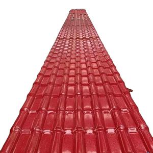 Tuiles de toit espagnoles ASA Résine synthétique Look traditionnel Performance moderne Feuilles de tuiles de toit en résine pour villas - Product Image 1