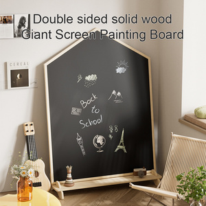 Set di Giochi con Lavagna Magnetica in Legno per Bambini, Tavoletta per Disegno e Scrittura, Strumenti per Pittura e Giochi Educativi - Product Image 5