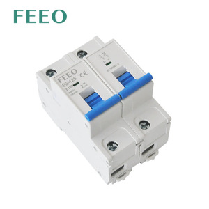 Pour disjoncteur Miniature FE-125 FEEO 1P 2P 3P 4P AC MCB CE 230V/415V 125A capacité de coupe maximale 10kA Icu DIN Rail Mounti - Product Image 4