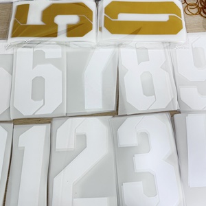 Nhà Máy Bán Buôn Jersey Thể Thao Số Lượng Và Tên Bóng Đá Truyền Nhiệt T Áo Sơ Mi In Ấn Vinyl Chữ Cái Và Bóng Đá Tùy Chỉnh Số - Product Image 4