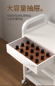 Carrito de salón Shan con ruedas, carrito pequeño de varias capas especialmente diseñado para salones de belleza - Product Image 5