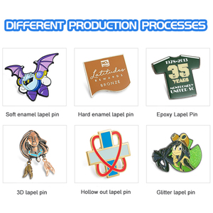 Pin de Solapa Personalizado de Metal Dorado con Personajes de Dibujos Animados, Anime, Fantasía, Películas y Estrellas, Fabricado a Medida para Regalos de Fans - Product Image 5