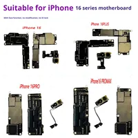 Nouvelle carte mère de remplacement pour iPhone 16 Pro Max, RAM/ROM non modifiée, sans ID, débloquée US/EU, sans réparation, Face ID, fabriquée en Chine