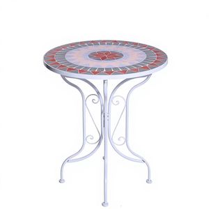 Ensemble table et chaises <span class=keywords><strong>de</strong></span> <span class=keywords><strong>jardin</strong></span> en <span class=keywords><strong>fer</strong></span> <span class=keywords><strong>forgé</strong></span> vintage, mobilier élégant pour bar - Product Image 2