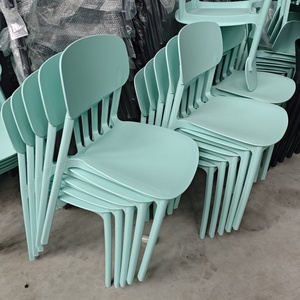 Sedie da Pranzo Impilabili in Plastica PP per Casa Ufficio Ristorante Sala da Pranzo Sedie Moderne con Sedia da Pranzo di Ottima Qualità - Product Image 1