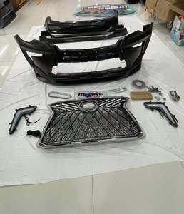 Kits de carrosserie LX Design pour Toyota Fortuner, calandre, phares, pare-chocs avant, accessoires de lifting 2016-<span class=keywords><strong>2022</strong></span> - Product Image 5