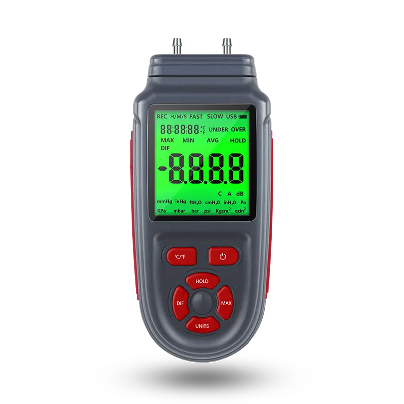 Handheld Differentieel Digitale Manometer Hoge Prestaties Manometer Air Vacuüm Manometer Meter Deyi TC-168