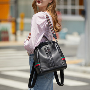 <span class=keywords><strong>2025</strong></span> thời trang đôi dây kéo tùy chỉnh mini ba lô ví da sang trọng bagpack cho phụ nữ da Ba lô đen chủ đề thời trang túi - Product Image 6