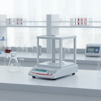 Balance analytique de la série TCC, haute précision, 0,001 g, balance de laboratoire, affichage numérique LED, pare-vent en verre, 100 g à 300 g