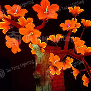 Luz decorativa Ip65 con diseño de flor de kapok para iluminación de calles comerciales y áreas de entretenimiento - Product Image 4