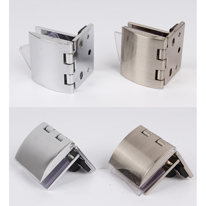 Charnière à ressort en alliage de zinc brossé Jingteng pour vitrines à vin, présentoirs et portes en verre - Product Image 1