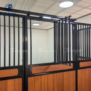 Cao Cấp Tùy Chỉnh Cửa Trượt Ngựa Gian Hàng Ổn Định Với Cửa Sổ Vuông Bền Cưỡi Ngựa Barn Ngựa Hộp Phía Trước Tấm - Product Image 4