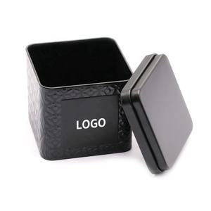 Bracelet de <span class=keywords><strong>montre</strong></span> personnalisé, boîte en fer-blanc, emballage cadeau vide de luxe, boîte en fer-blanc pour <span class=keywords><strong>montre</strong></span> fossile en métal avec fenêtre en PVC, vente en gros - Product Image 5