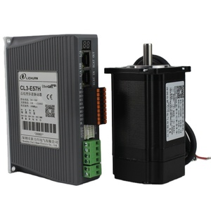 Тип шины Lichuan EtherCAT nema 23 комплект шагового двигателя, <span class=keywords><strong>2</strong></span>-фазный двигатель, комплект шагового контура LC57H280 + CL3-E57H для комплекта ЧПУ - Product Image 1