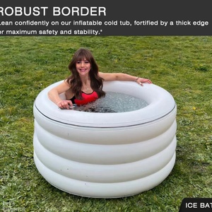 <b>Inflatable</b> Ice Bathtub Portable PVC Folding Fitness Ice <b>Bath</b> Recovery Cold Plunge Tub for Athletes - Product Image 6