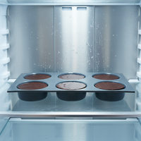 Moules à gâteau ronds en silicone de qualité alimentaire Refine Factory, sans BPA, résistants à la chaleur, compatibles lave-vaisselle, pour un usage domestique