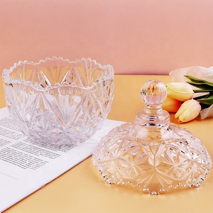 Grande Barattolo <span class=keywords><strong>in</strong></span> <span class=keywords><strong>Vetro</strong></span> per Caramelle con Coperchio, Contenitore Trasparente per Zucchero, Ciotola <span class=keywords><strong>in</strong></span> Cristallo per Caramelle, Contenitore Stile Farmacia per Buffet - Product Image 6