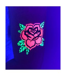 Tatuajes Temporales Personalizados con Tinta Fluorescente, Resistentes al Agua, Ecológicos, Luminosos, Arte Corporal en Papel - Product Image 6