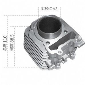 ชุดกระบอกสูบใหม่สำหรับ Honda Nissan อะไหล่เครื่องยนต์รถจักรยานยนต์ CG250 CG200 CG150 CG125สำหรับ Honda Nissan - Product Image 2