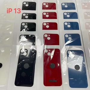 Cubierta trasera de vidrio de repuesto de alta calidad para <span class=keywords><strong>iPhone</strong></span> 13 <span class=keywords><strong>y</strong></span> 13 <span class=keywords><strong>Mini</strong></span> todos los colores REPARACIÓN DE Panel de vidrio de teléfono de puerta trasera de batería de agujero grande - Product Image 5