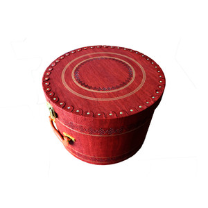 Tùy chỉnh dập nóng logo bán buôn da Hộp bao bì cho hat quần áo với xử lý - Product Image 6