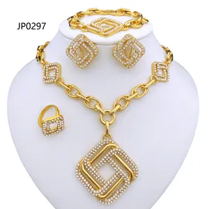 dubai wedding gold jewelry set gold filled jewelry china costume jewelry wholesale
