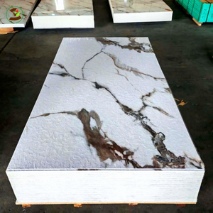 Panel de Pared Impermeable de PVC con Diseño de Mármol UV, Imitación de Mármol, Reemplazo de Mármol, Material Plástico, Chapado en Oro, Productos de Venta Caliente - Product Image 5