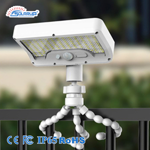 Lampada Solare LED <span class=keywords><strong>da</strong></span> Esterno Solarup IP65 Impermeabile, Luce per Recinzione/Giardino con Treppiede, Installazione Senza Attrezzi, Illuminazione per Terrazze e Ringhiere - Product Image 1