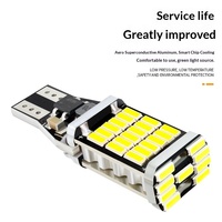 Nouvelle ampoule LED T15 Canbus sans erreur 4014 45SMD haute luminosité 12V pour feux de freinage et clignotants de voiture, compatible Audi A4 Avant