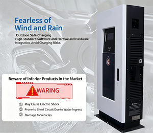 Evcharger 60-160kW แท่นชาร์จเร็ว DC 380V CS สีขาวสำหรับใช้ในเชิงพาณิชย์ - Product Image 4