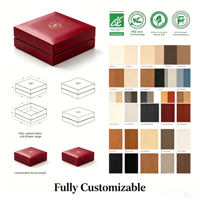 Boîte d'emballage sur mesure avec logo estampé à chaud, texture premium, pour un cadeau professionnel, idéale pour un cadeau d'anniversaire