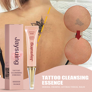 Jaysuing 13g Essence Nettoyante Tatouage, Baume Herbal Raffermissant Antibactérien, Solution d'Élimination des Tatouages, Crème Dissolvante <span class=keywords><strong>pour</strong></span> Broderies et Impressions - Product Image 1