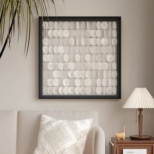 Windgong van capizschelpen, Scandinavische woondecoratie, drijfhout en schelpen wanddecoratie, boho decor, 3D wandkunst, handgemaakte windgong - Product Image 4