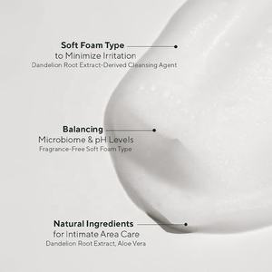 Влагалищный Ph баланс Yoni мыть Одуванчик корень алоэ Антибактериальный очищающий женский гигиенический уход интимный влагалищный пенный гель для мытья - Product Image 2