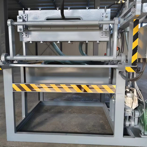 เครื่องทำถาดไข่กึ่งอัตโนมัติ 1000 ชิ้น/ชม. โซลูชันการขึ้นรูปเยื่อกระดาษที่เป็นมิตรกับสิ่งแวดล้อมสำหรับการรีไซเคิลกระดาษเหลือใช้สำหรับบรรจุภัณฑ์ไข่ - Product Image 1