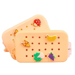 Gran oferta, Diy forma personalizada, diseñador de viaje, tarjetero rectangular, bolsa de almacenamiento, billetera bonita de silicona, monedero para niños y niñas - Product Image 3