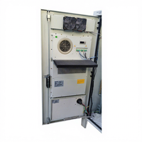 Armoire de commande extérieure IP55 pour batteries de télécommunications 18U 22U 42U avec système de refroidissement et climatiseur en acier inoxydable