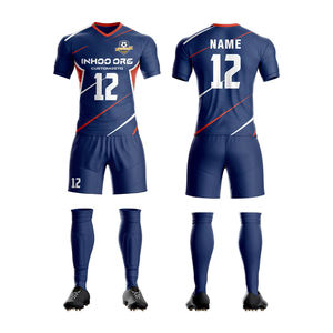 <span class=keywords><strong>Camiseta</strong></span> de Fútbol para Adultos, Personalizable con Nombre y Logotipo, Transpirable, Cuello Redondo, <span class=keywords><strong>Camiseta</strong></span> de Fútbol Lisa de Secado Rápido - Product Image 4