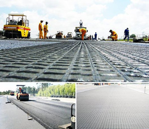100% <span class=keywords><strong>EGA</strong></span> Fibra de vidrio Geogrid Road Refuerzo 100/100KN/M Proyecto de refuerzo de carretera de betún - Product Image 6