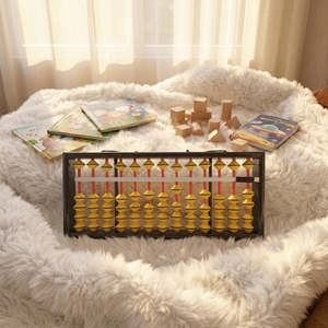 Abaque <span class=keywords><strong>en</strong></span> <span class=keywords><strong>bois</strong></span> de haute qualité pour l'apprentissage des nombres <span class=keywords><strong>en</strong></span> maternelle, antidérapant, à cinq perles, fournitures scolaires, jouet mathématique - Product Image 4
