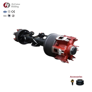 Nouvel <span class=keywords><strong>essieu</strong></span> de <span class=keywords><strong>remorque</strong></span> HyUnion de style américain, <span class=keywords><strong>essieu</strong></span> relevable de 10 tonnes <span class=keywords><strong>pour</strong></span> utilisation avec des remorques légères et vides - Product Image 1