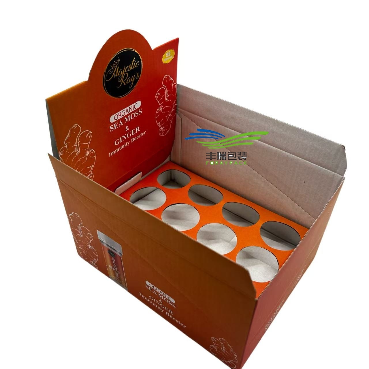 Custom Printed Paperboard Display Box Mylar Bags 3.5g Box Packaging Mailer Shot Paper Box for Jar Bag