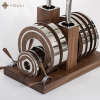 Équipement de musculation en bois de luxe, ensemble d'haltères en cuir argenté et noyer de 4 kg, 8 kg, 12 kg avec support pour usage domestique et en club, commande en gros