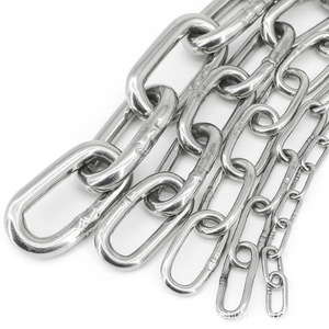 Großhandel Edelstahl-Haustierkette für Hunde Din766 Din763 Gliederkette Kohlenstoff Verzinkte Oberfläche Geschweißte Übertragungskette - Product Image 3