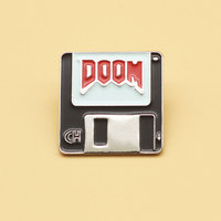 Doom Creative Cartoon Metal Badges Personnalité Vêtements Accessoires Épingle en émail Fabrication Broche personnalisée