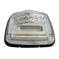Luz de Advertencia Lateral para Ambulancia de 9.45 x 7.87 Pulgadas, 3W, Impermeable, con 11 Modos de Destello, para Camiones y Automóviles