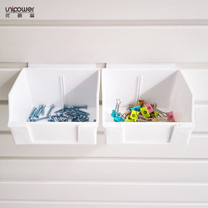 Organisateur mural en plastique Unipower bleu et blanc pour bureau, avec pot de fleurs et support pour téléphone - Product Image 4