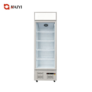 Commercial Single Door Glass Drinks Display Cooler 2-10°c No Frost Adjustable Shelves Beverage Refrigerator Showcase - Product Image 1