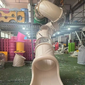 <span class=keywords><strong>Toboggan</strong></span> aquatique en <span class=keywords><strong>spirale</strong></span> jaune pour aire de jeux extérieure, parc aquatique en plastique, commercial, 10 pieds, plateforme fermée, <span class=keywords><strong>toboggan</strong></span> aquatique en <span class=keywords><strong>spirale</strong></span> pour enfants - Product Image 2